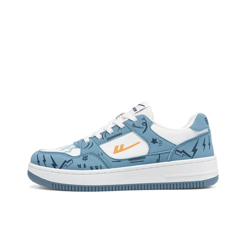 Warrior Air Force 1 Puffy Shoes Low-Top Skateboard Shoes Unisex-8