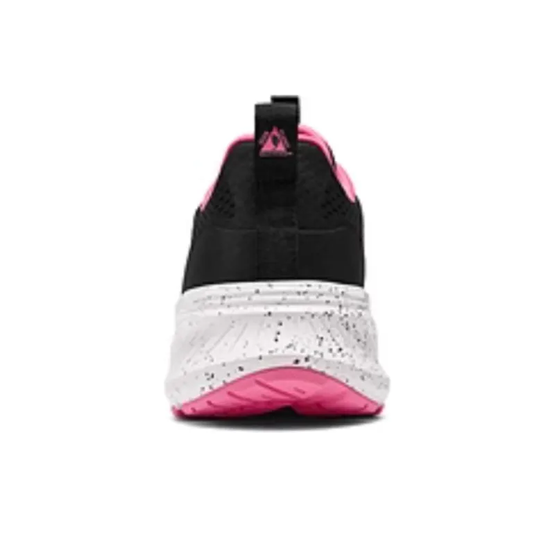 Skechers Sport Anti Slip Wear Resistant Low Top Casual Running Shoes Women's Black Pink-3