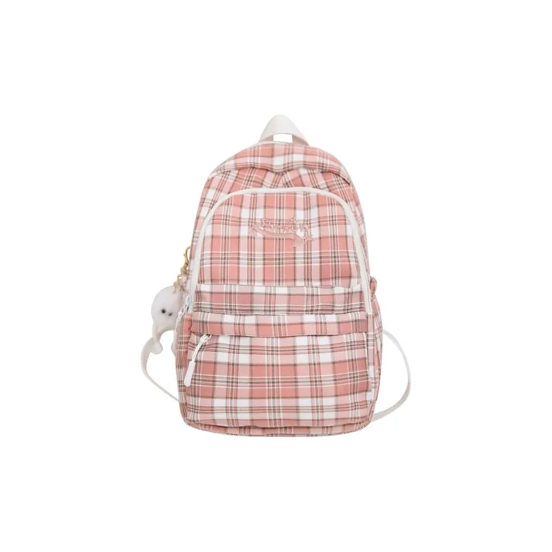 GEERDUN Nylon Backpack Regular Women's Black/Pink/Red/Khaki/Green-2