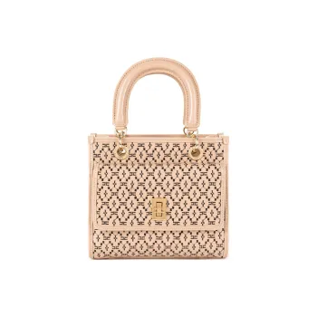Elisabetta Franchi Synthetic Leather Bonded Polyester One Shoulder Handbags Mini Women's Pink