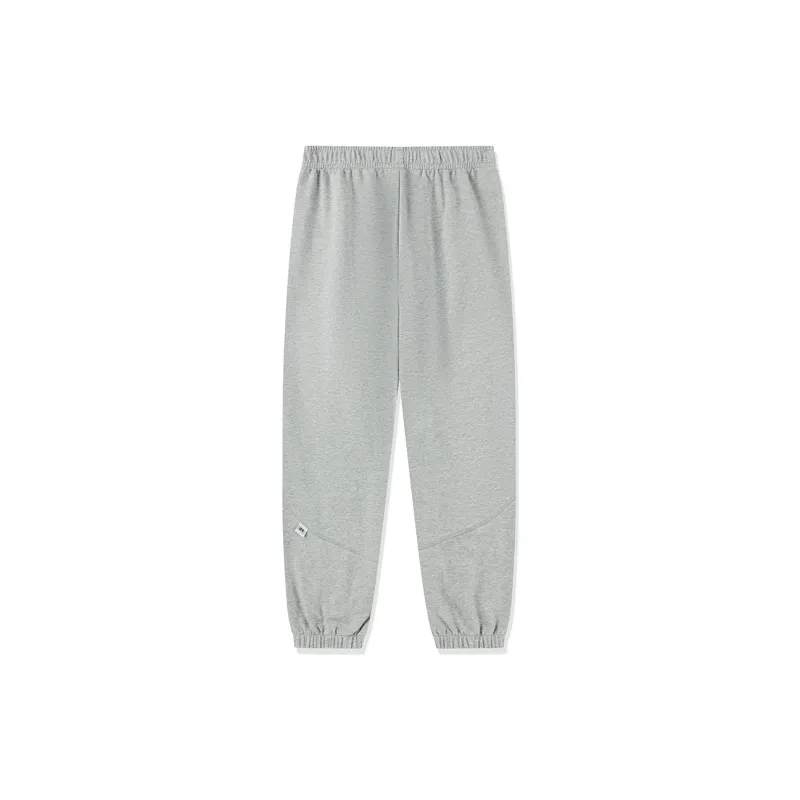 QIAODAN Knitted Sports Pants Women's Gray Heather Gray-1