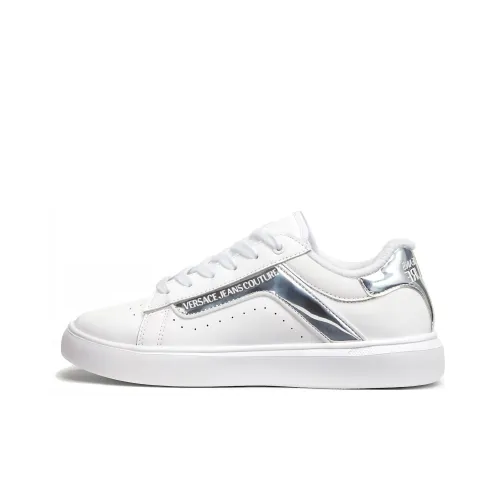 VERSACE JEANS Skateboard Shoes Women's Low-Top White