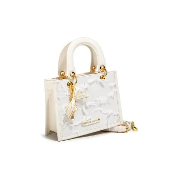 CAEISL&KCIEL Polyurethane Synthetic Leather Crossbody Handbags Women's Fringe White