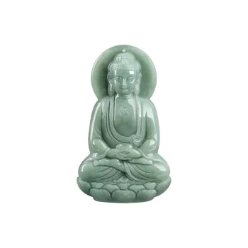 Long Fu Bean Type Jadeite Pendant-Perfect Gift For Festivals Unisex