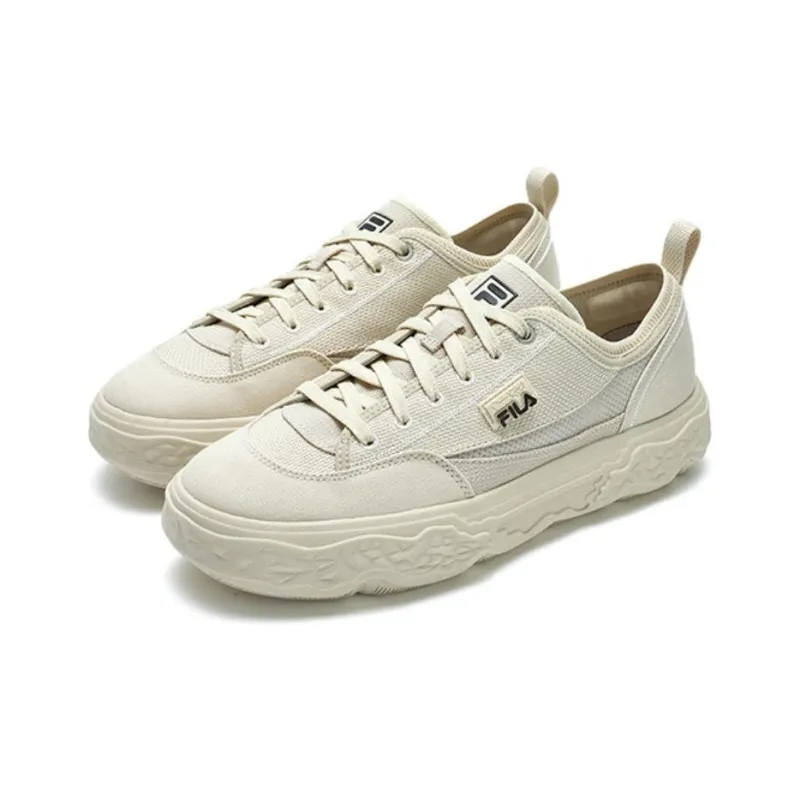 FILA Originale Collection Rock Breathable Low Top Canvas Shoes Men's Brown-2