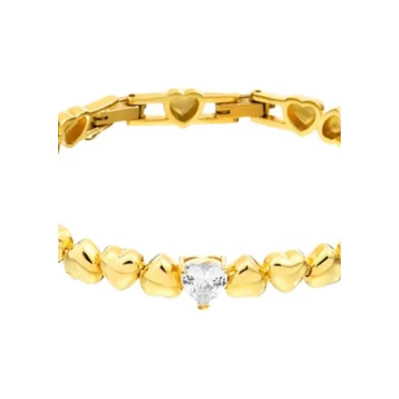 CHIARA FERRAGNI Alloy With Zircon Bracelets Women's Gold-1