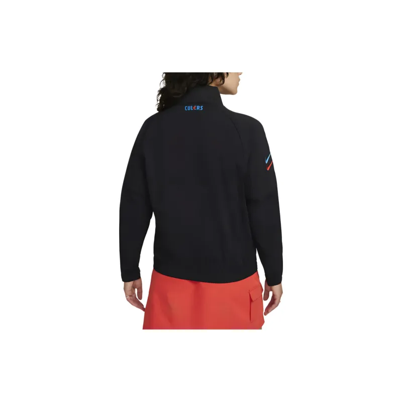 Nike x FIT F.C. Barcelona Jackets Coats Women's Black Signal Blue-1