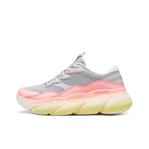 Skechers Sport Cushioning Slip Resistant Breathable Coverage Support Rebound Low Top Casual Shoes Women's Light Gray