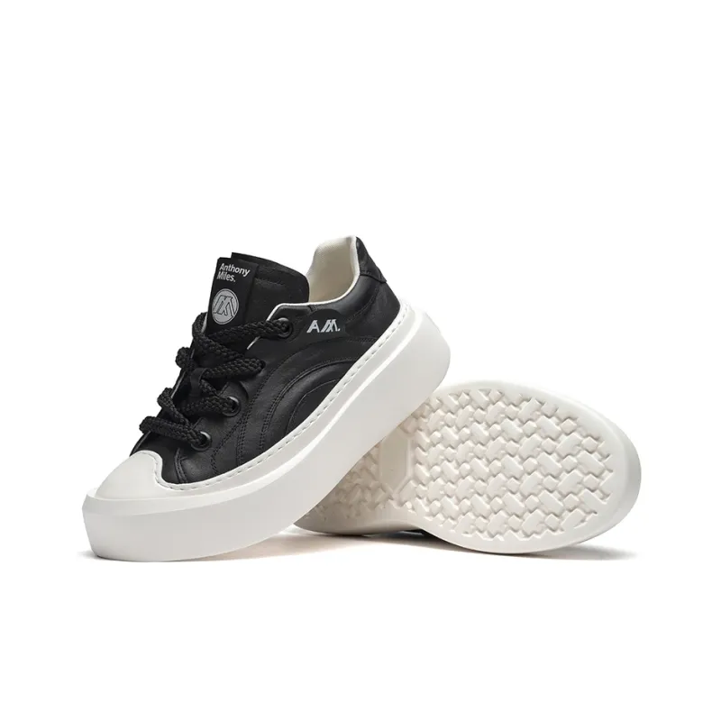 Anthony Miles Anti-Slip And Wear-Resistant Height Increasing Low-Top Skateboard Shoes Men's-6