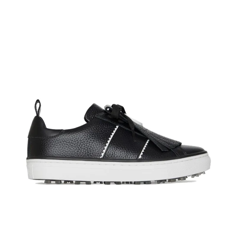 GFORE Low Top Golf Shoes Women's Black White-1