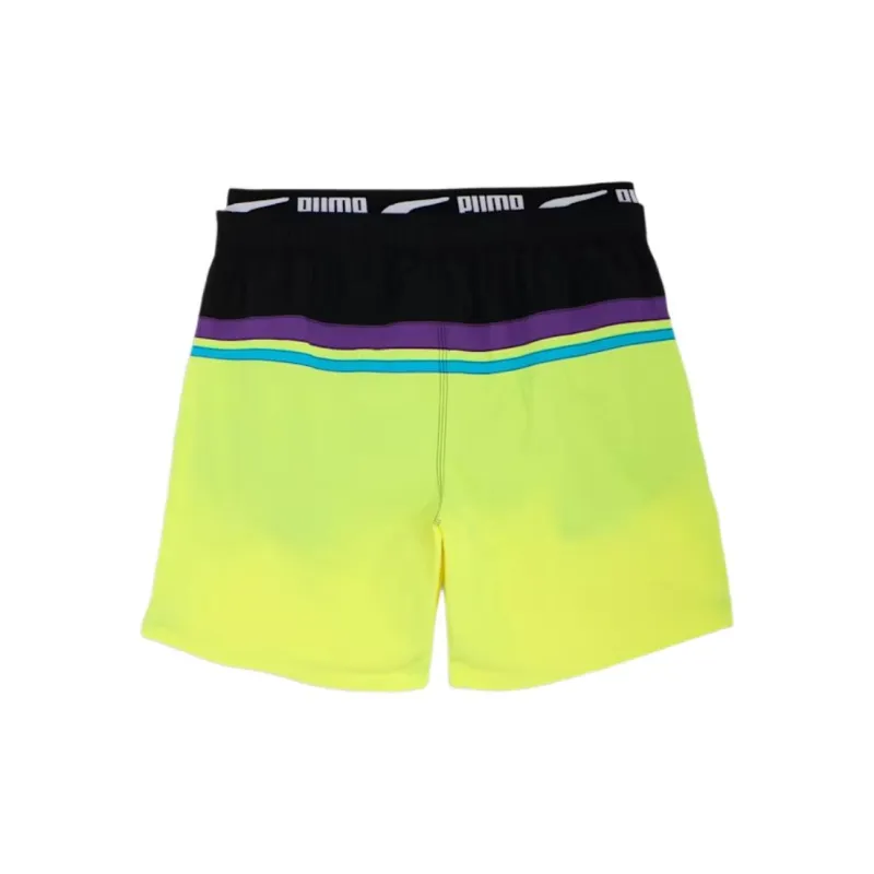 PUMA Swimming Shorts Men's Yellow-1
