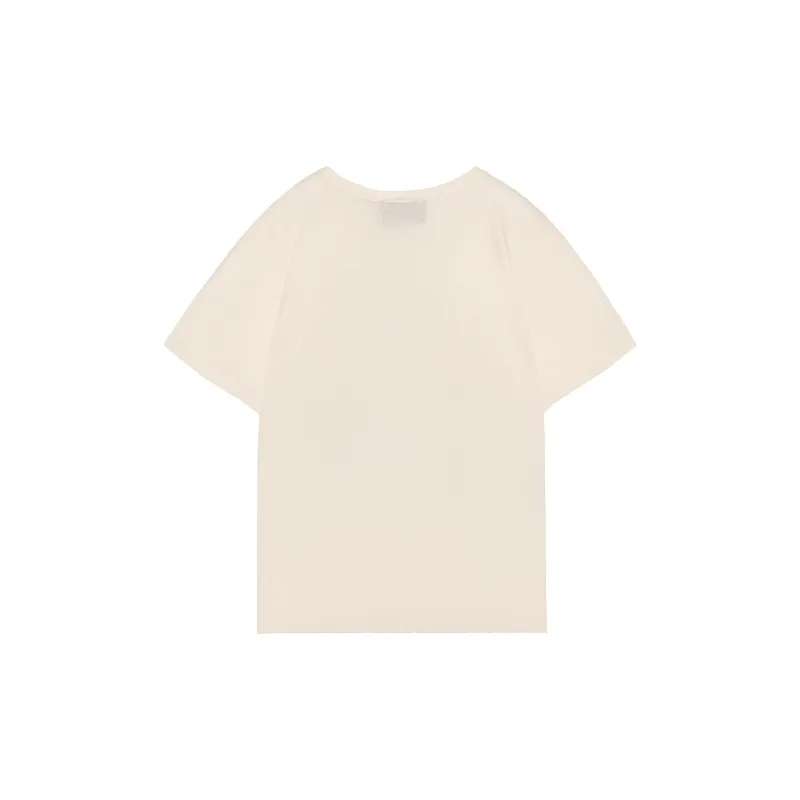 GUCCI X Disney Mickey Mouse Logo Short Sleeve T-shirt Graywhite-1