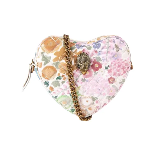 Kurt Geiger London Leather Heart-Shaped Bag Shoulder Bag Crossbody Bag Women's Pink