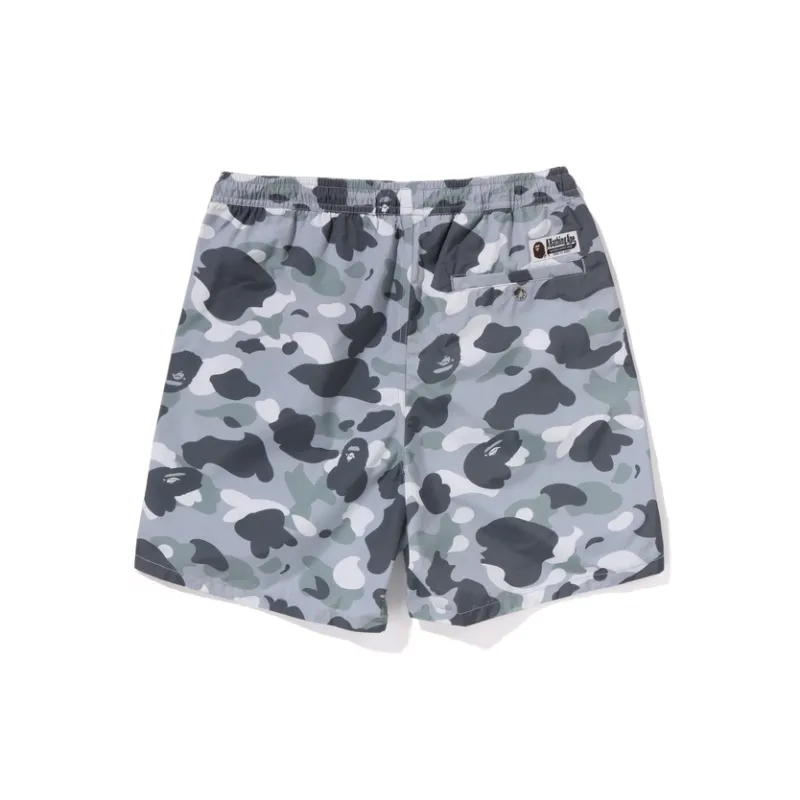 Bape City Camo Ape Head One Point Beach Shorts-3