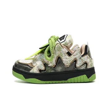 CISSTEG Anti-Slip And Wear-Resistant Height Increasing Moisture-Wicking Low-Top Skateboard Shoes Unisex