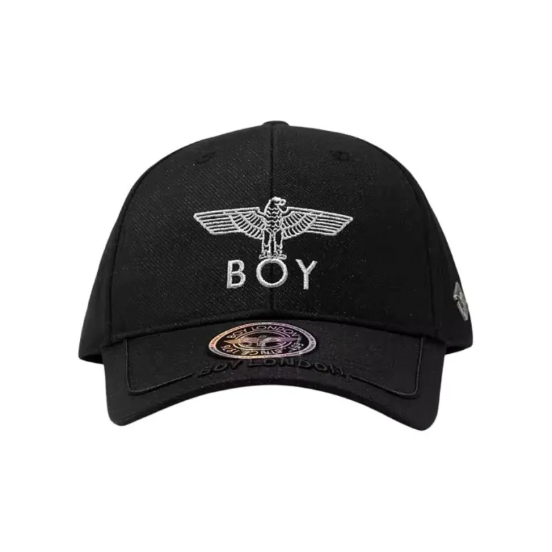 Boy London Polyester Cotton Baseball Caps Unisex Black-1