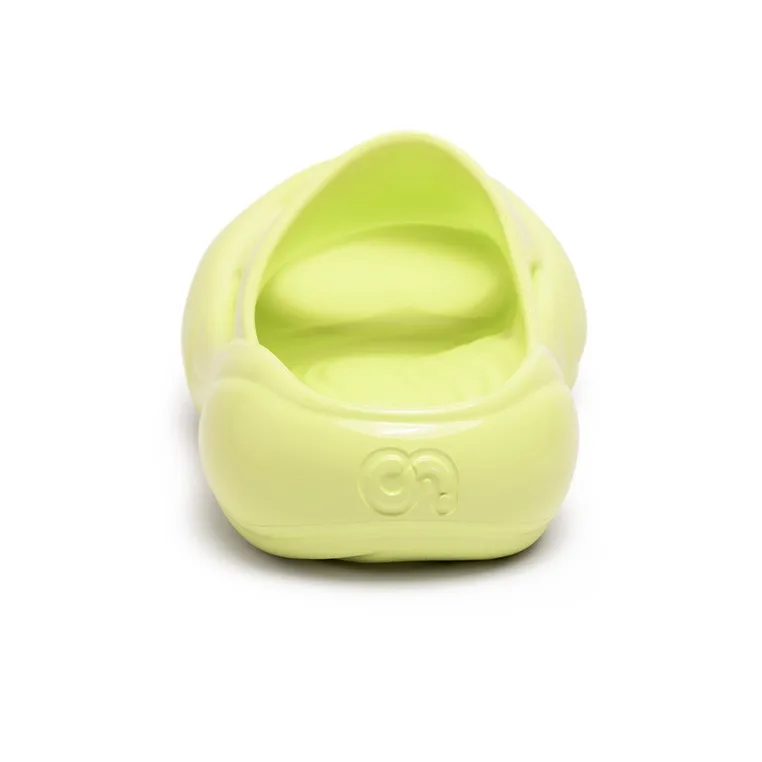 CN EVA Slip Resistant Odor Resistant Abrasion Resistant Slide Slippers Unisex Yellow-3