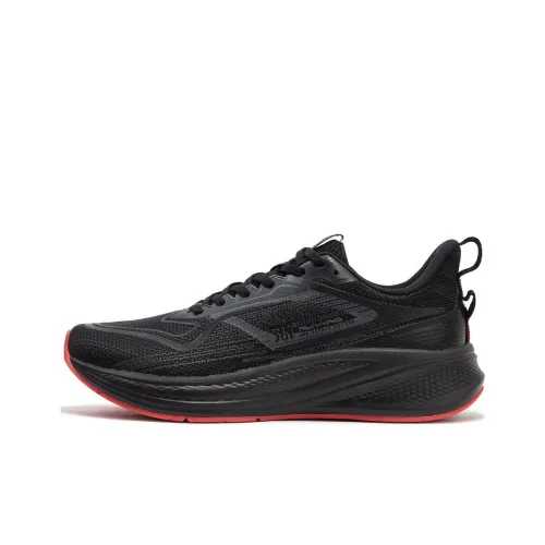 361° Cushioning, Wear Resistant Low Top Casual Running michigan Men's Black Red