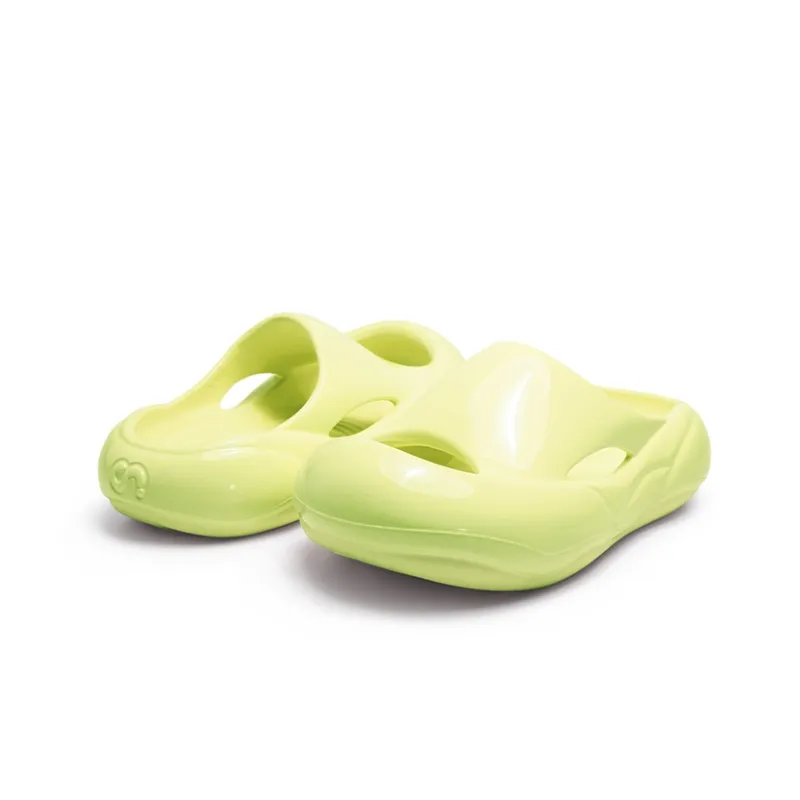 CN EVA Slip Resistant Odor Resistant Abrasion Resistant Slide Slippers Unisex Yellow-1