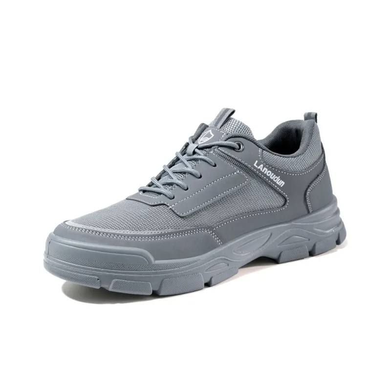 Blue Gull Shield Wear Resistant Impact Resistant Low Top Outdoor Shoes Unisex Dark Gray-1