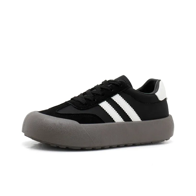 VAEL Skateboard Shoes Women's Low Top Silver-11