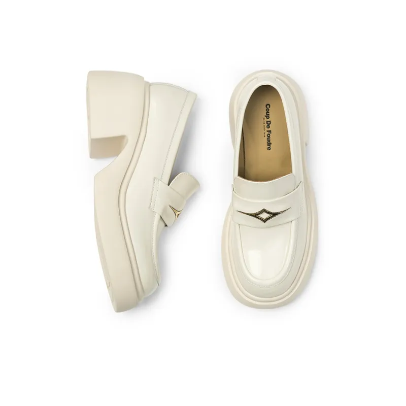 Coup De Foudre Loafers Women's Black/White-7