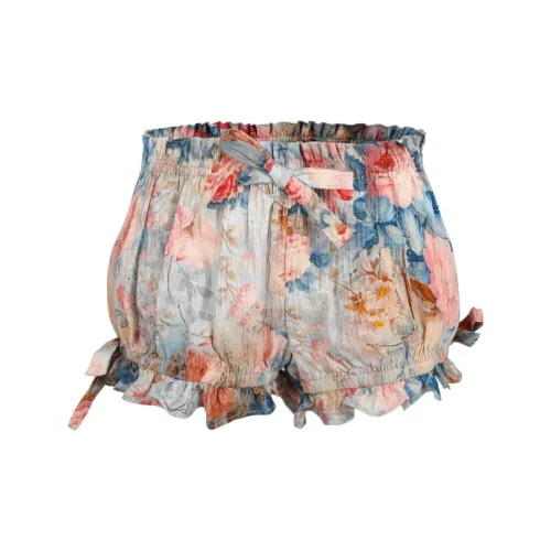 Selkie Swimming Shorts Women's Rose Print On Sheepskin Paper