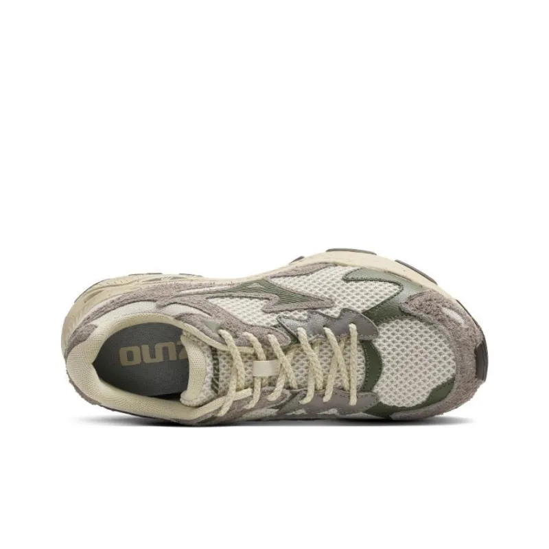 Mizuno Racer S Running Shoes Unisex Low Top Gray-3
