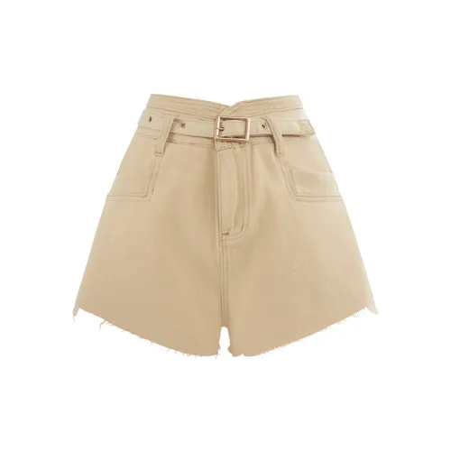 UNIFREE Denim Shorts Women's Khaki