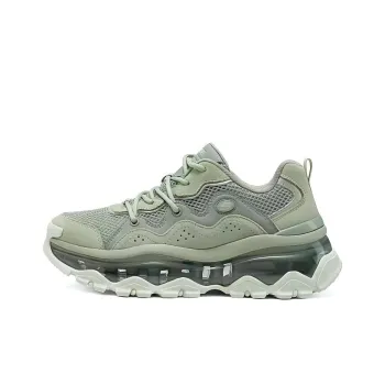 Skechers Street Durable Breathable Moisture Wicking Low Top Chunky Sneakers Women's Green