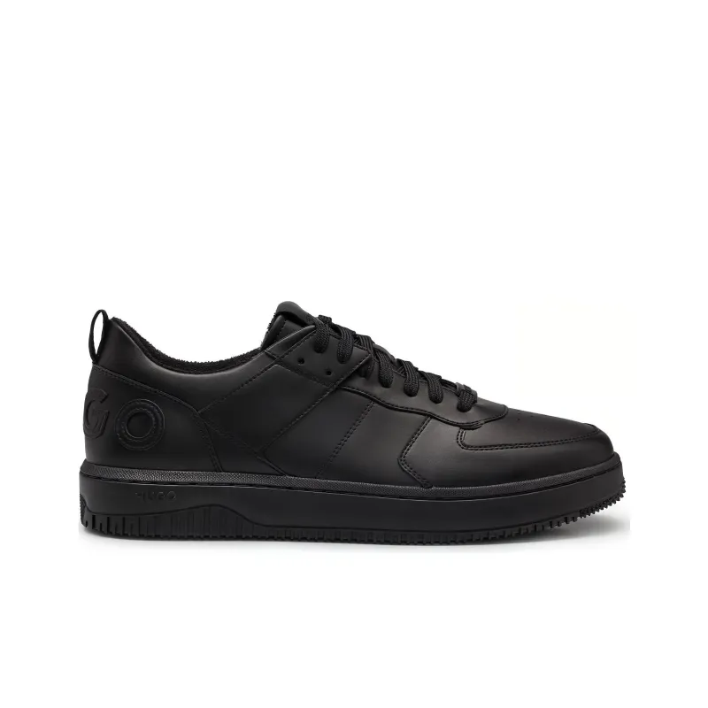 HUGO BOSS Low Top Skateboard Shoes Men's Black-1