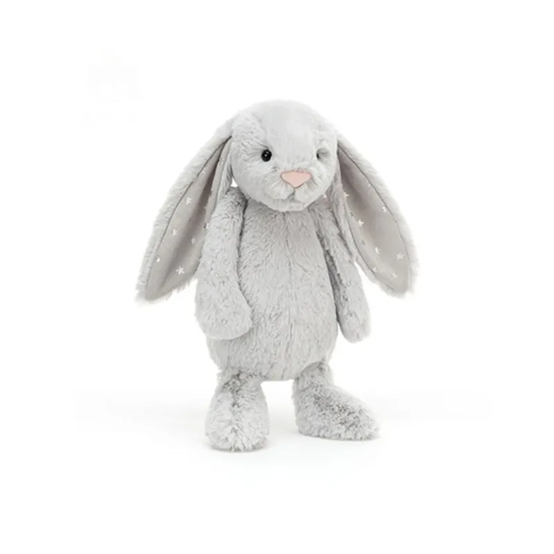 JELLYCAT Bashful Shimmer Bunny Plush Toy-3