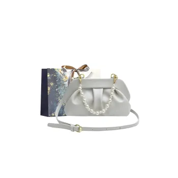 Iman's House PU One Shoulder Handbag Regular Women's White/Ecru/Silver/Pink/Black