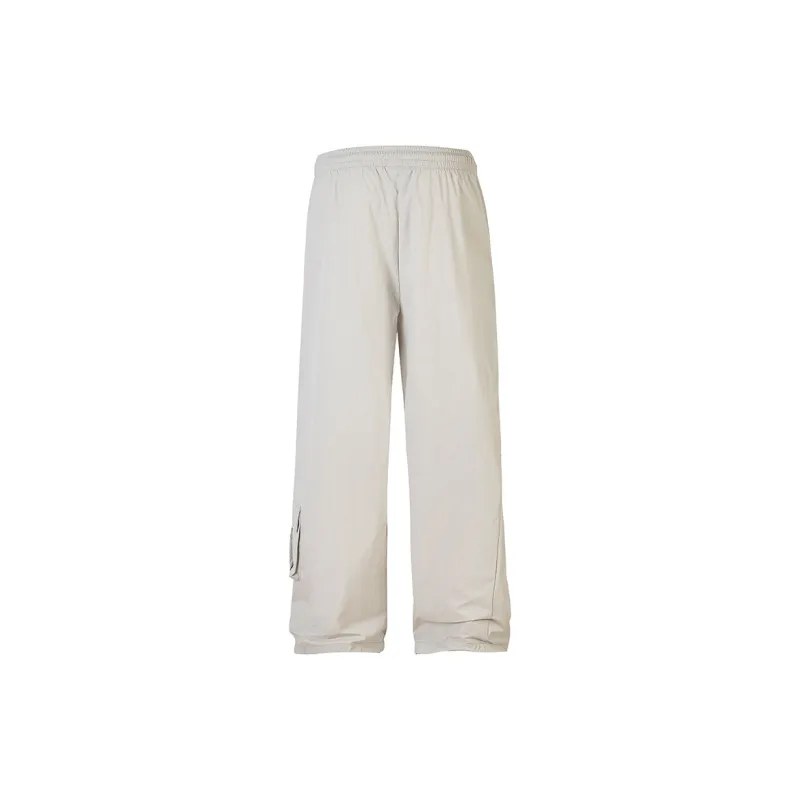 DARKCIRCLE Casual Pants Unisex Navy Blue-19
