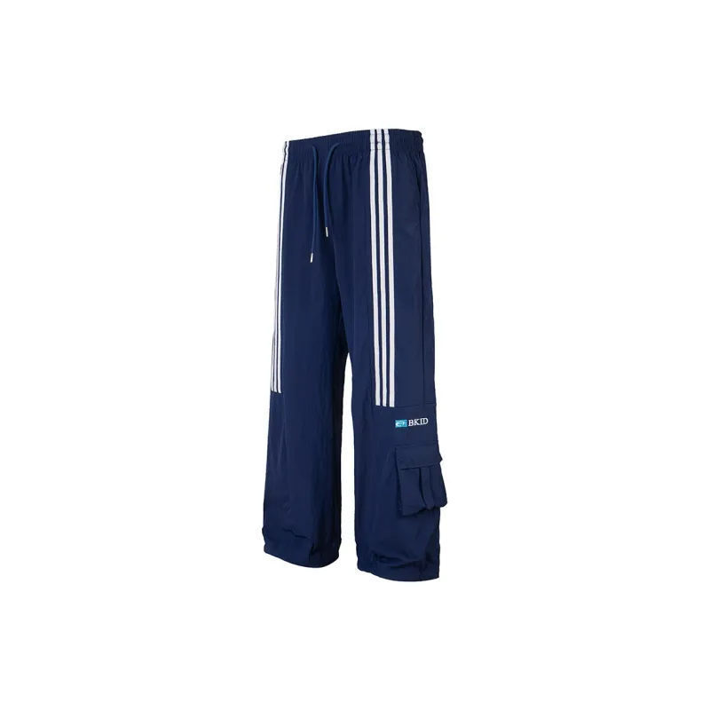 DARKCIRCLE Casual Pants Unisex Navy Blue-1