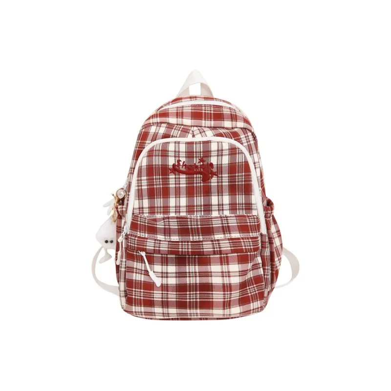 GEERDUN Nylon Backpack Regular Women's Black/Pink/Red/Khaki/Green-4