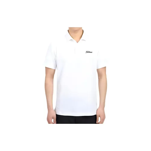 TITLEIST Polo Shirts Men White