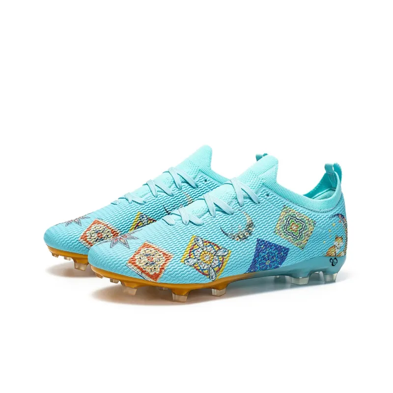 CariteSport Soccer Shoes Unisex Low Top White, Pink-7