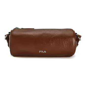 FILA Wrinkle PU Shoulder Bag Extra Mini Women's Robe Brown
