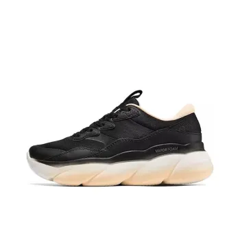 Skechers Sport Cushioning Slip Resistant Breathable Rebound Low Top Casual Shoes Women's Black White