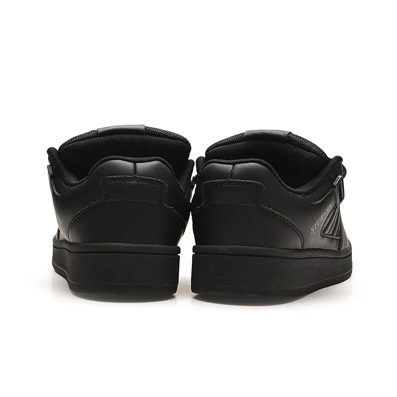 STUR YSN Wear resistant And Lightweight Low Top Skateboard Shoes Unisex Black-5