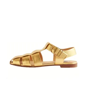 GABRIELA HEARST Roman Sandals Women's Gold
