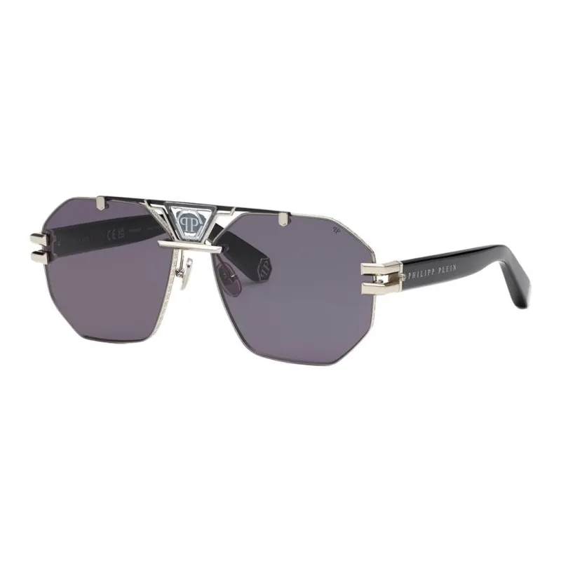 PHILIPP PLEIN Subject To Official Website Irregular Shape Sunglasses Men's Black-0