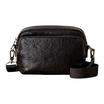 Back step Shoulder Bags Black