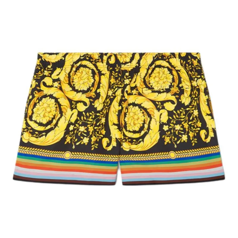 VERSACE Swimming Shorts Men's Yellow-1