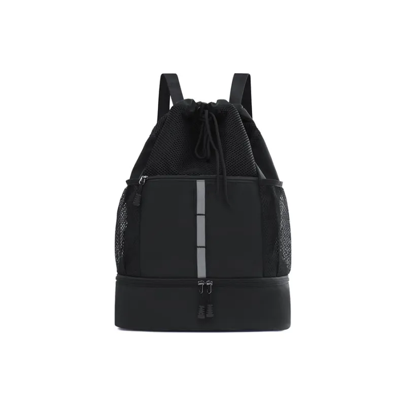 GKY Oxford Basketball Bag Backpack Regular Unisex Black/Gray/White-6