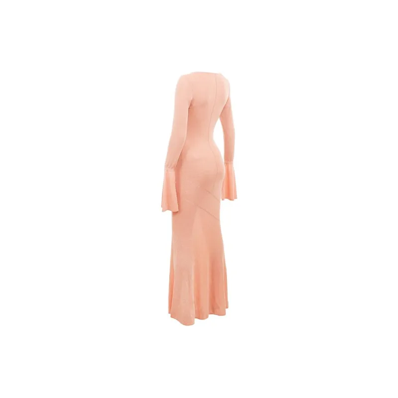 HOUSE OF CB SEREIA Long Sleeved Dress Women's ORBET/Ice Cream-2