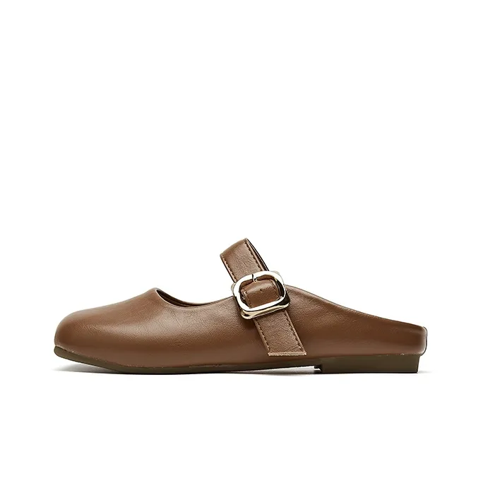 Jin Baichuan Vibram Sole Cut-Out Quick Dry Wrap-toe Slippers Women's-0