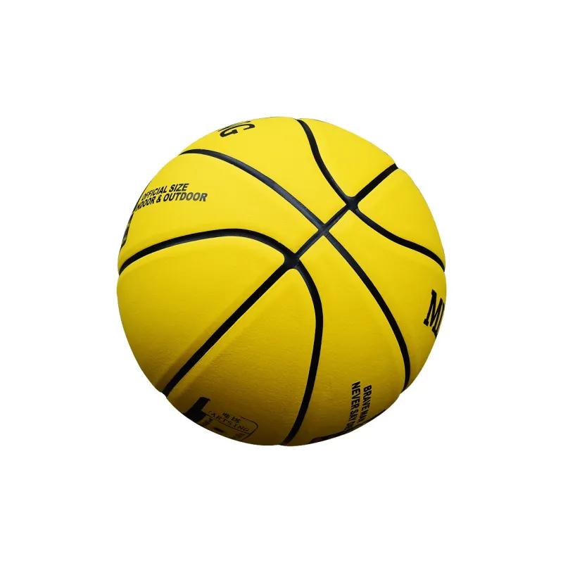MIAOZUNG Microfiber Leather Basketball Yellow Size 7 Training Unisex-3