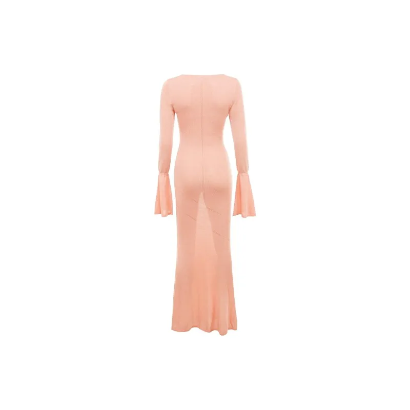 HOUSE OF CB SEREIA Long Sleeved Dress Women's ORBET/Ice Cream-1